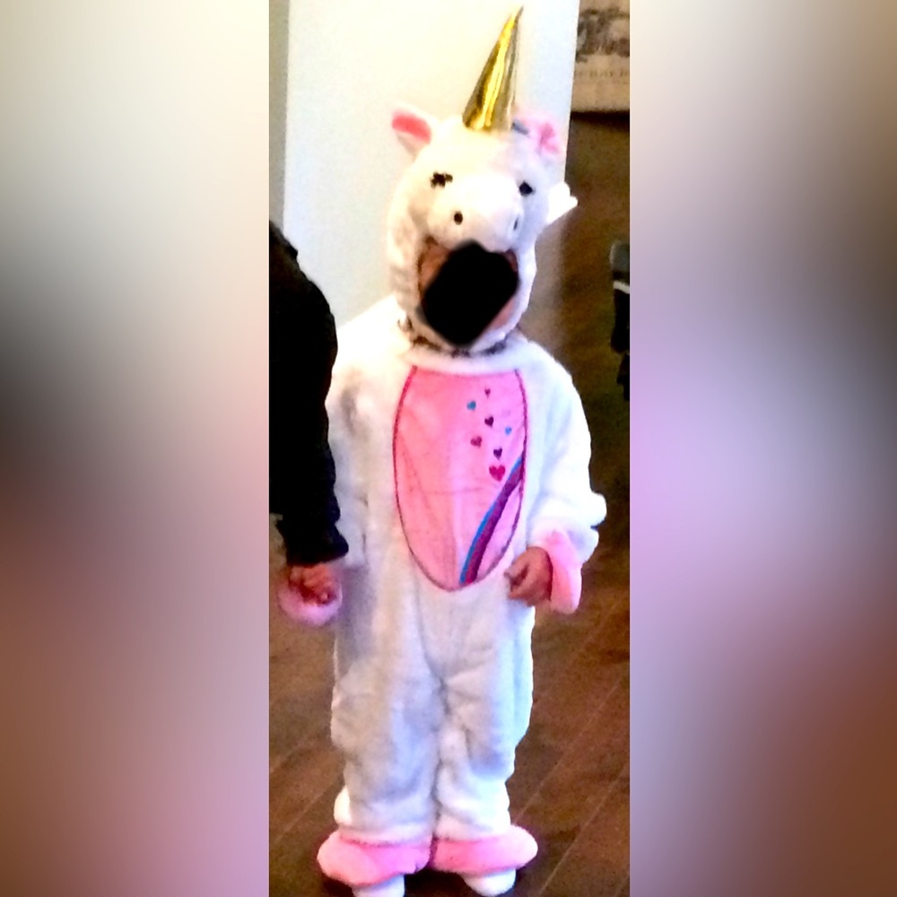 Perfect condition unicorn Halloween costume - 1-2t